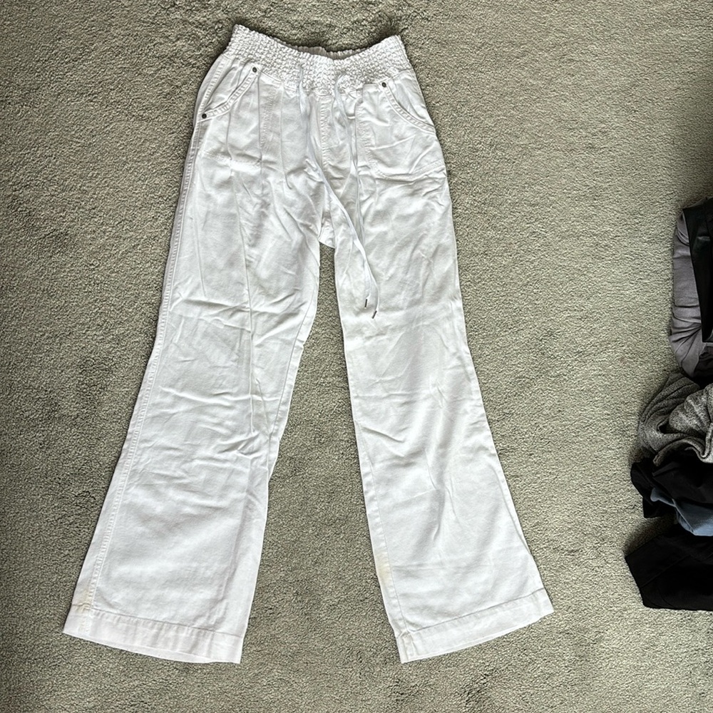 White Linen Pants